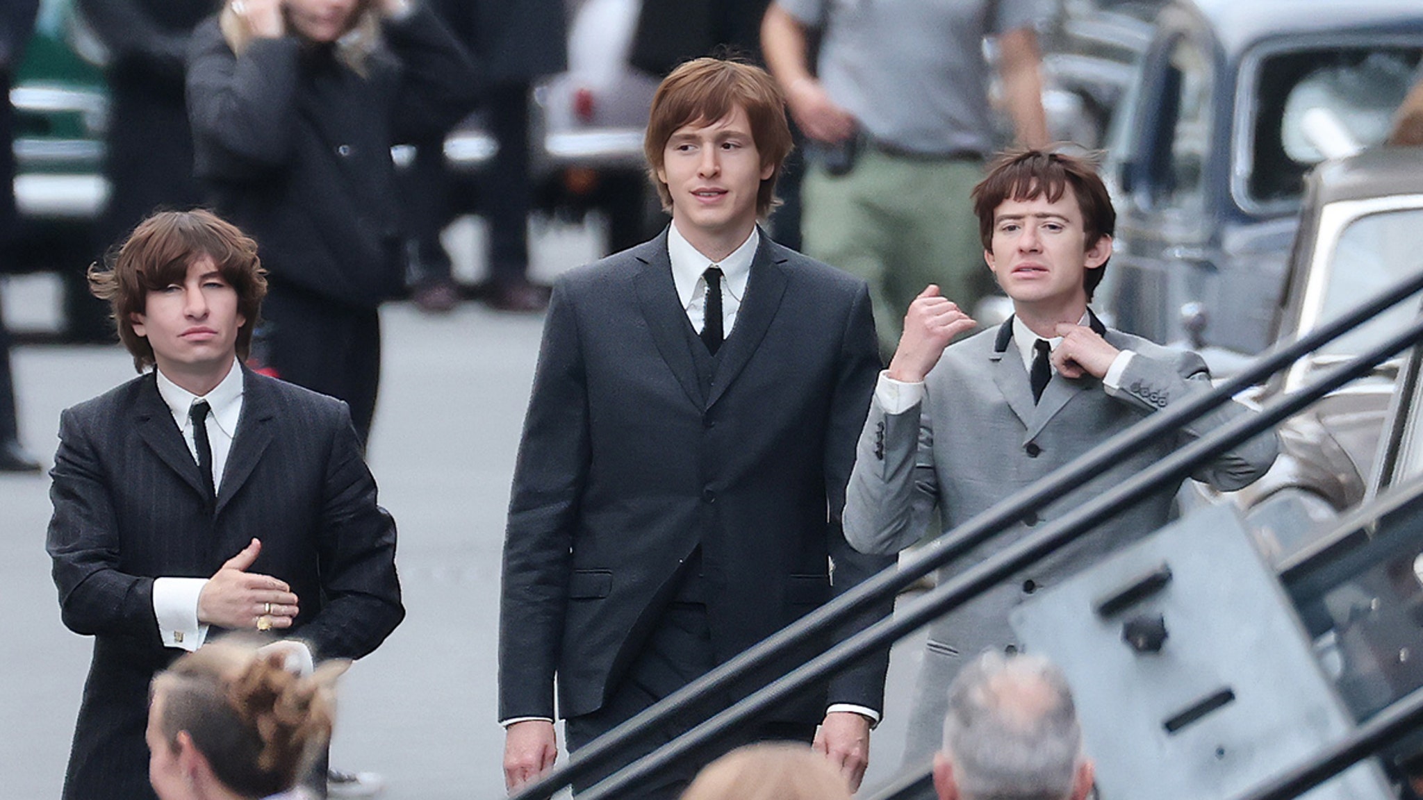 Beatles Biopic Actors Recreate Iconic Opening of 'A Hard Day's Night'